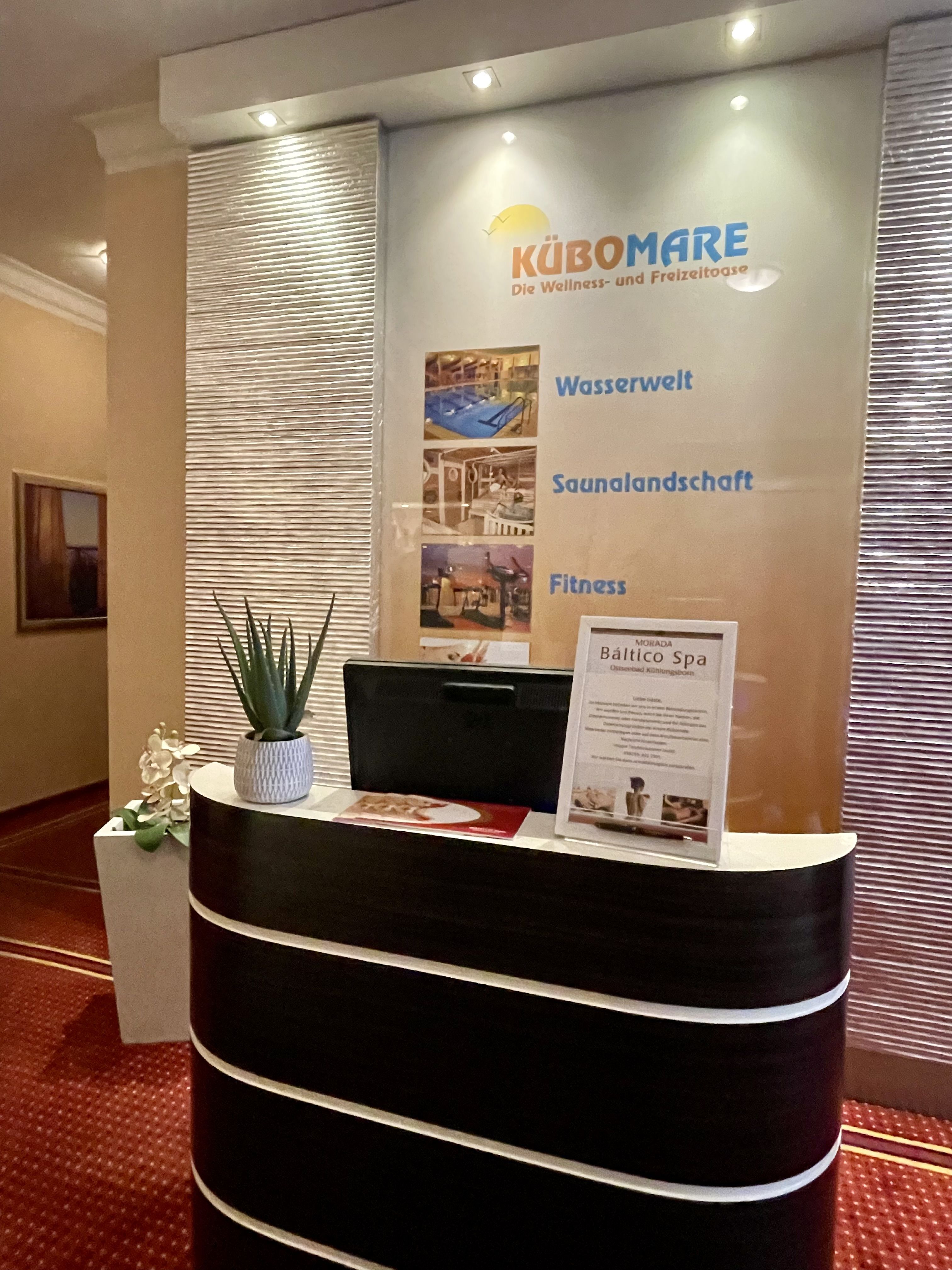 Empfangsbereich im Báltico Spa